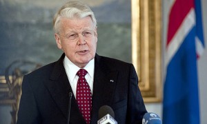 Ólafur Ragnar Grímsson, presidente de Islandia. Se negó por dos veces a firmar los planes de ajuste. Años antes apoyó la deriva financiera de Islandia.